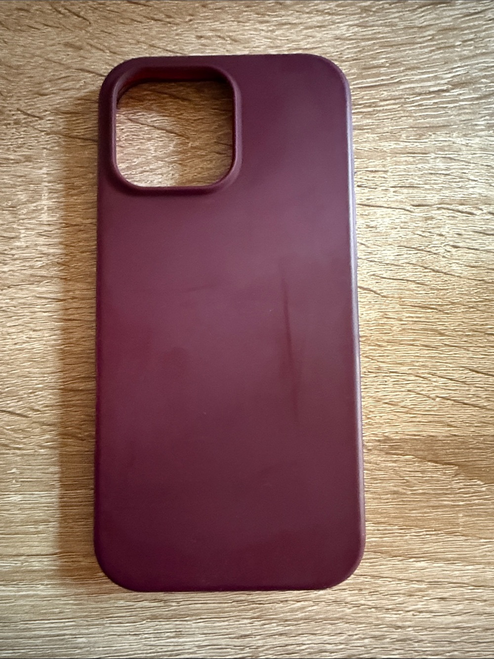 Protective Deep Burgundy Phone Case – Slim Soft-Touch Design